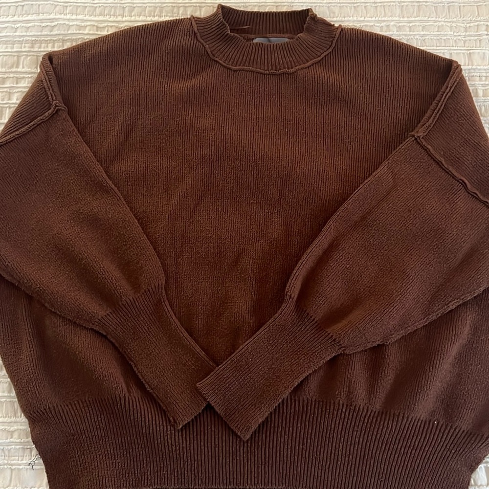 Brown Slouch Sweater size Small